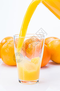橙色橙汁图片