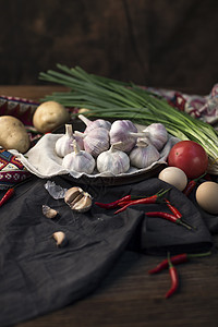健康生活方式土豆成熟的食材图片