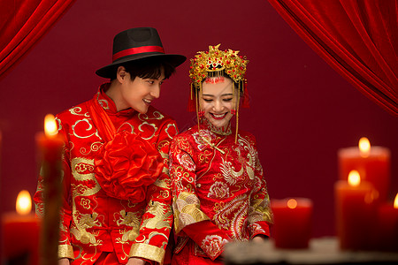 中式古典婚礼高清图片