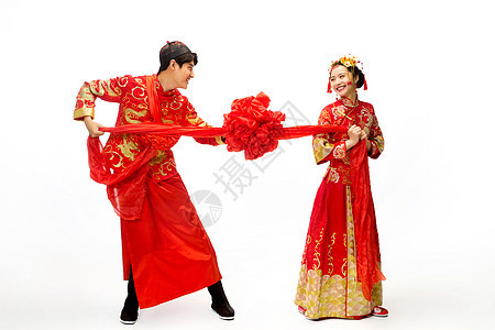 中国式古典婚礼图片