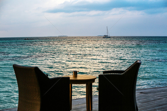 地平线摄影人间天堂马尔代夫海景风光图片