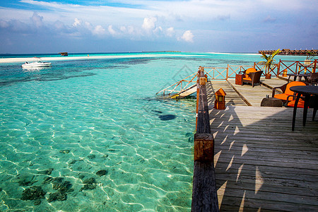 旅行云水马尔代夫海景风光图片