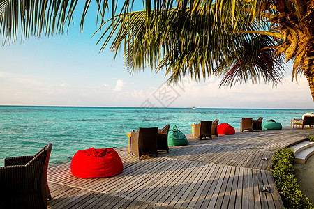 度假胜地自然地理海滩马尔代夫海景风光图片