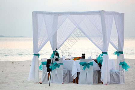 旅游目的地餐桌地形马尔代夫海景图片