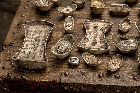 箱子文化古代银元宝图片