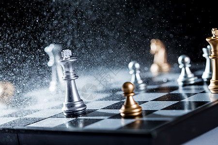 权威合作风险国际象棋图片