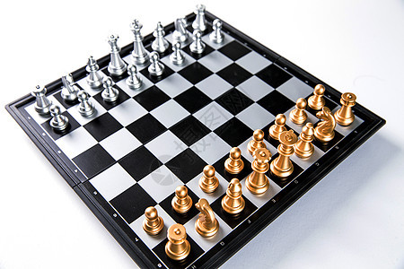 权威金属式样国际象棋图片