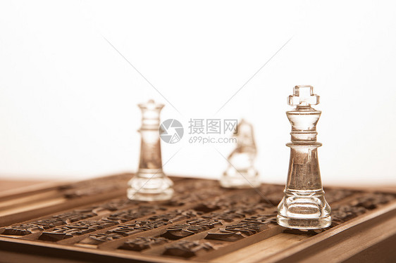 机遇娱乐文化活字印刷和国际象棋图片