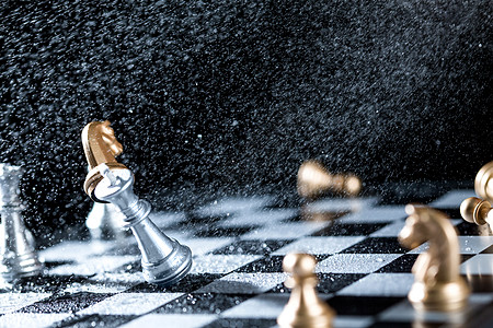 机遇与挑战机遇艺术品凌乱国际象棋背景
