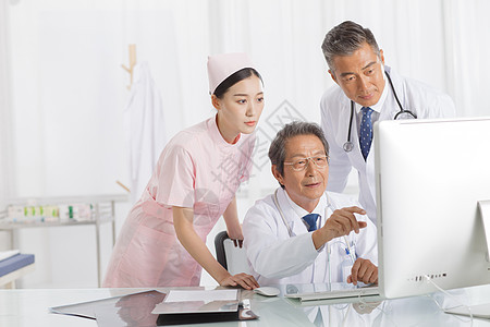 疗养院可靠健康保健工作人员医疗背景图片