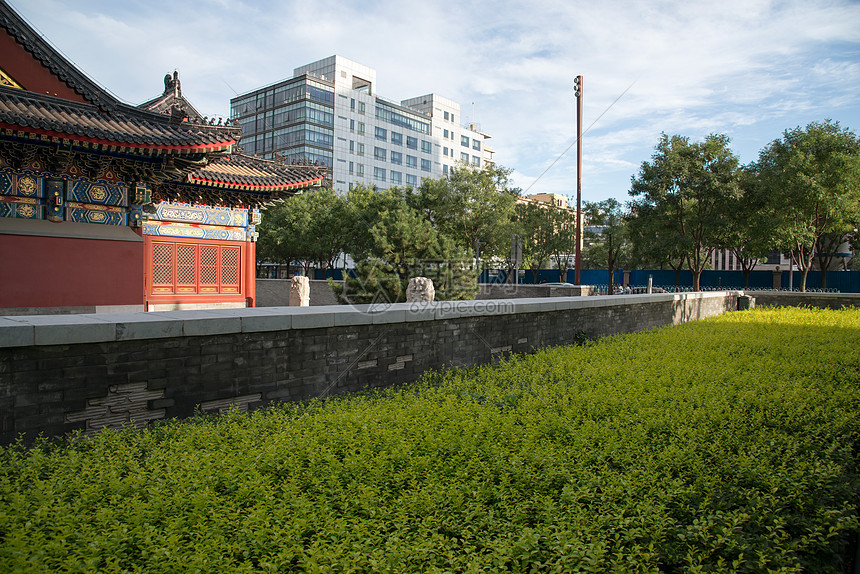 景点古典式北京金融街图片