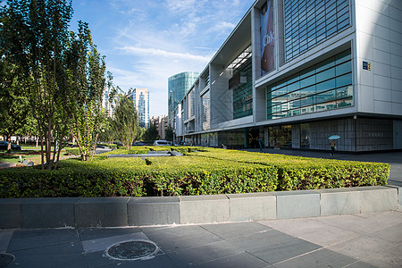 现代建筑特色东方北京金融街背景图片