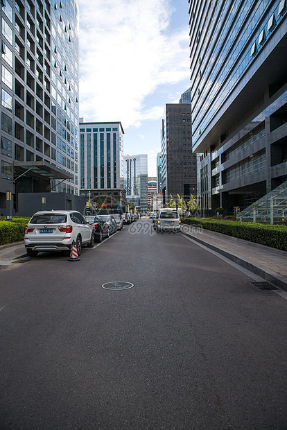 现代都市风光建筑北京金融街图片