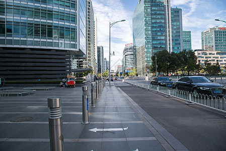 北京高楼和商务建筑群背景图片