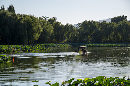 户外摄影历史北京圆明园背景