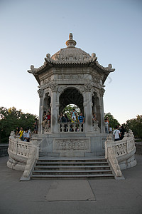 历史彩色图片纪念北京圆明园背景