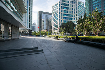 北京高楼和商务建筑群背景图片