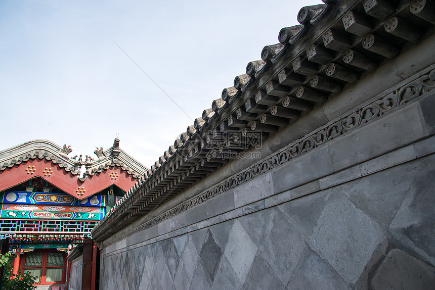 古典式庭院摄影北京恭王府图片