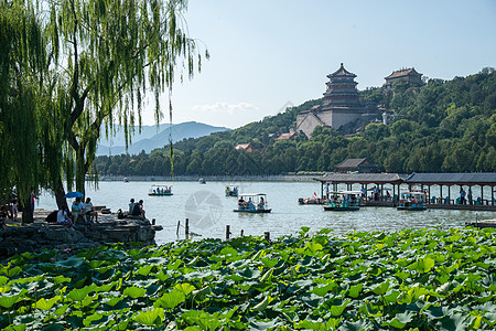 船古典风格大城市北京颐和园图片