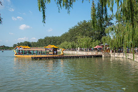 户外国际著名景点湖北京颐和园图片