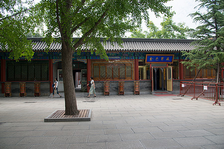 古老的无法辨认的人摄影北京雍和宫图片