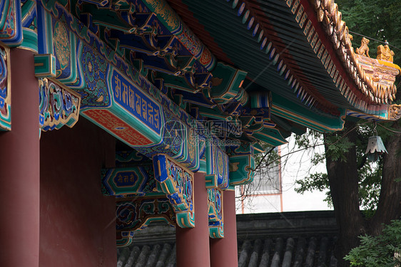 远古的无人旅游北京雍和宫图片