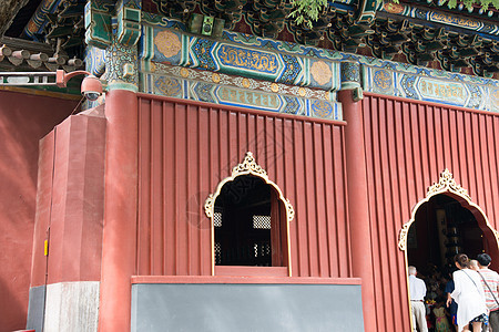 亚洲寺庙喇嘛教北京雍和宫图片