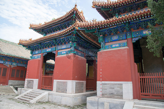 人造建筑佛教古典风格北京雍和宫图片