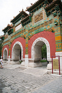 远古的城市建筑外部北京雍和宫图片