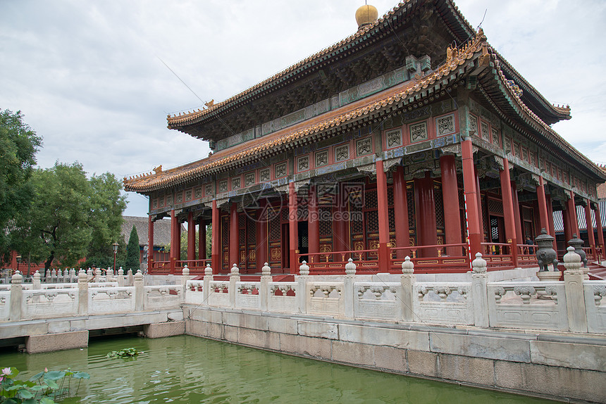 寺院园林建筑外部北京雍和宫图片