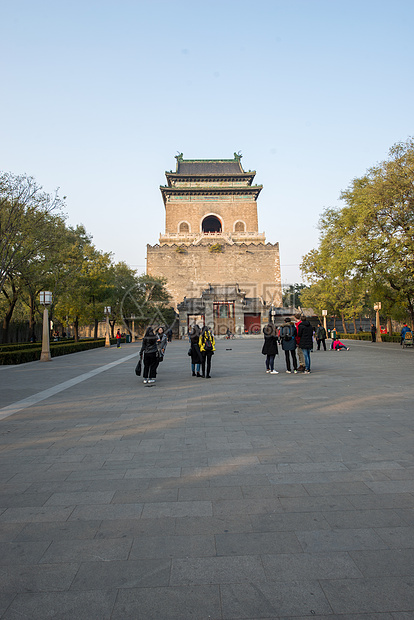 地标建筑古典式保护北京钟鼓楼图片
