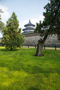 宗教彩色图片庭院北京天坛图片