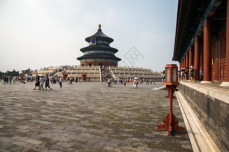 水平构图历史建筑北京天坛图片