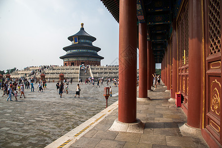 建筑外部古典式台阶北京天坛图片