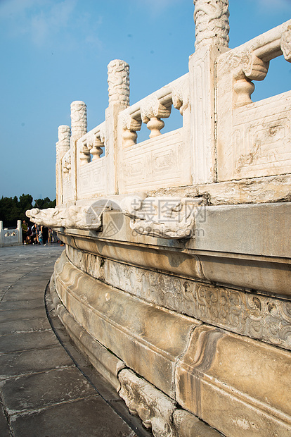 宏伟石头垂直构图北京天坛图片
