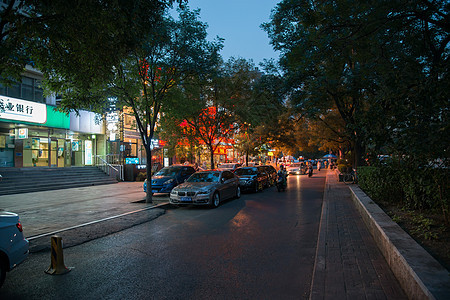 市区灯首都北京街市夜景图片