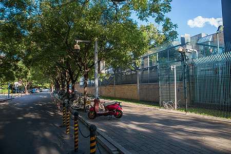 首都大城市建筑外部北京三里屯街景图片