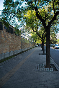 风景摄影摄影建筑商业区北京三里屯街景背景