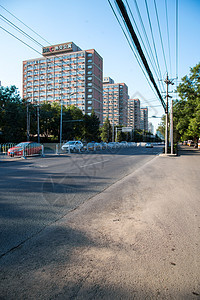 植物发展高层建筑北京三里屯街景图片