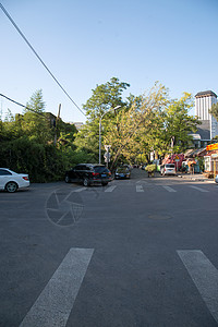 人类居住地无人现代北京三里屯街景图片