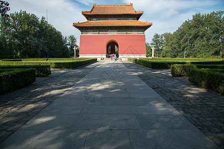 文化遗产建筑东亚北京十三陵背景图片