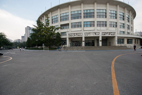 道路公共设施体育场北京工人体育馆图片