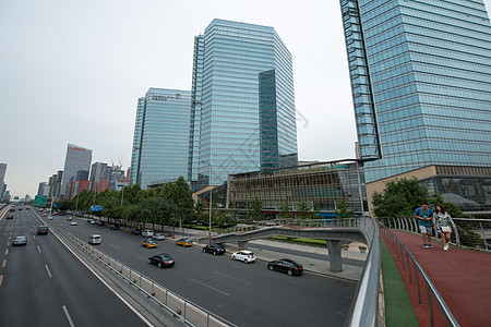 运输繁荣无人北京CBD建筑图片