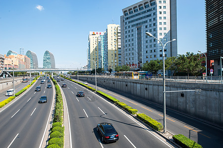 现代二环当地著名景点北京西直门建筑群图片