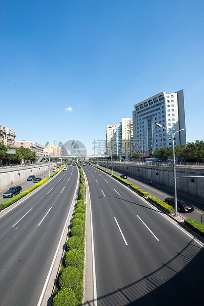 大城市建筑特色首都北京西直门建筑群图片