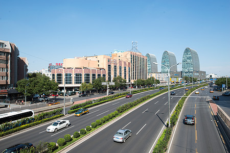 旅游人造建筑通路北京西直门建筑群图片
