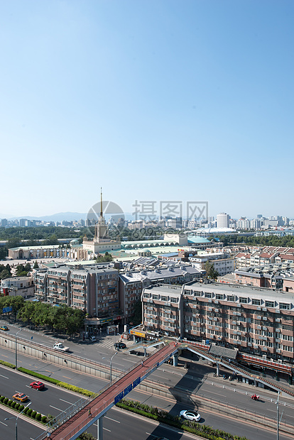 城市道路高层建筑旅游北京西直门建筑群图片