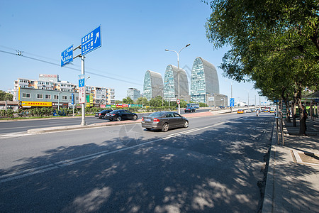 亚洲二环通路北京西直门建筑群图片
