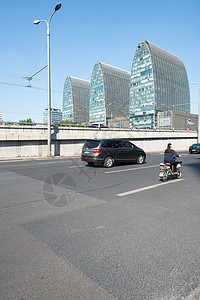 人类居住地东亚旅游胜地北京西直门建筑群图片