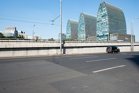 旅游商业区首都北京西直门建筑群图片